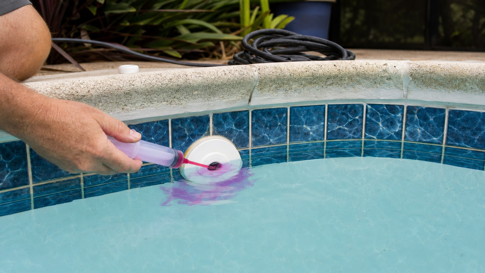 Orlando jobsite detail from orlando pool leak detection work detail photo
